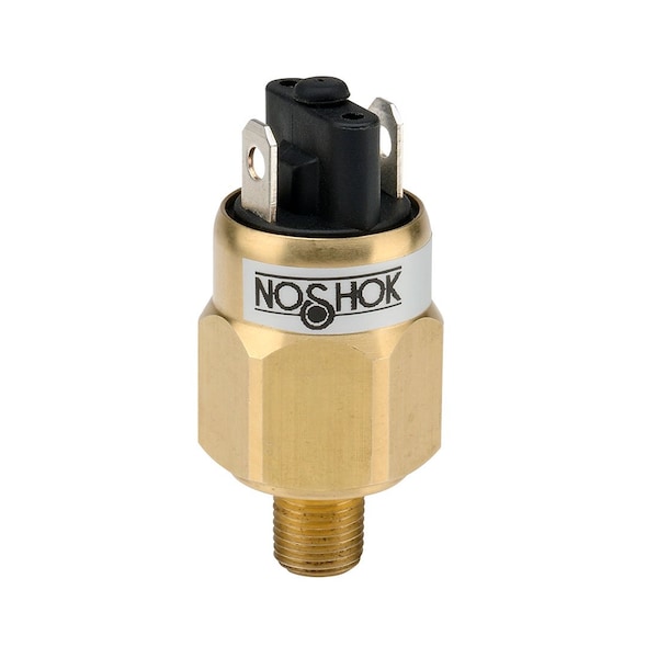 Pressure Switch, Standard, SPST-NC, 1/8" MNPT, Brass